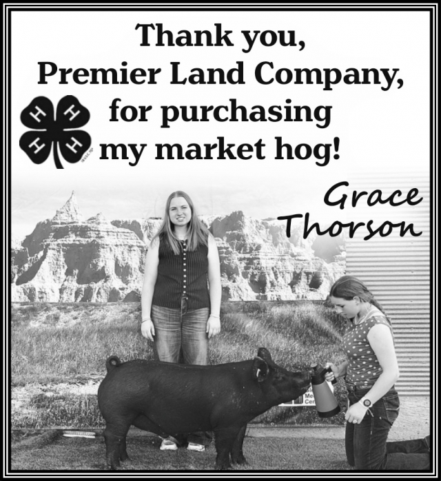 Thank You Premier Land Company, Grace Thorson