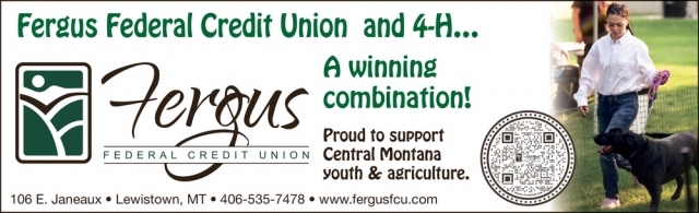Cheering On 4-H Youth, Fergus Federal Credit Union, Lewistown, MT