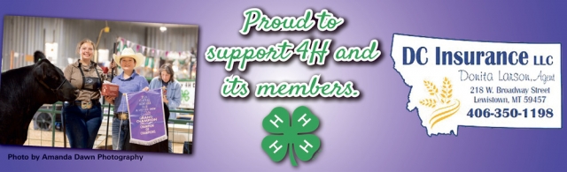 Supporting 4-H & Members, DC Insurance LLC