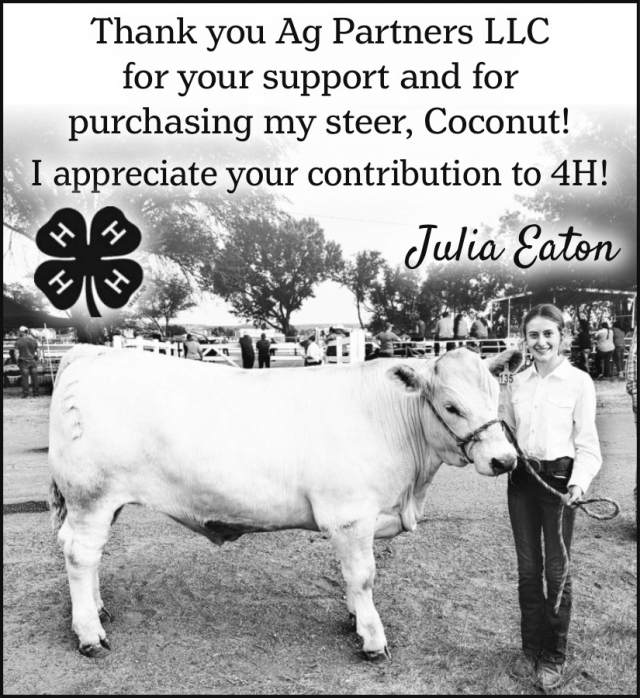 Thank You Ag Partners LLC, Julia Eaton