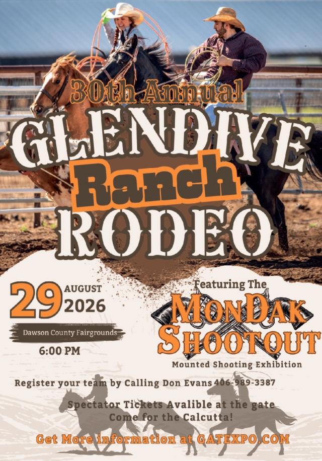 Register Your Team Now, Glendive Ranch Rodeo - August 29, 2026