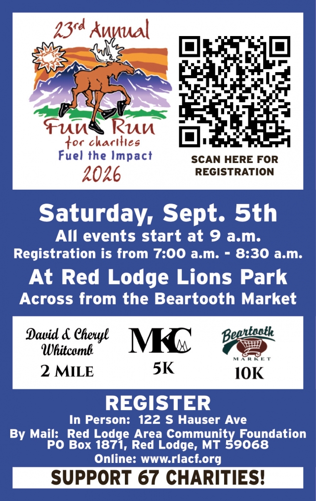 2 Mile, 5K or 10K, Join In, 23rd Annual Fun Run for Charities - September 5, 2026