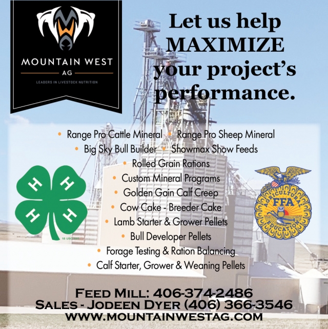 Grow Stronger Livestock Now, Mountain West Ag, Garneill, MT