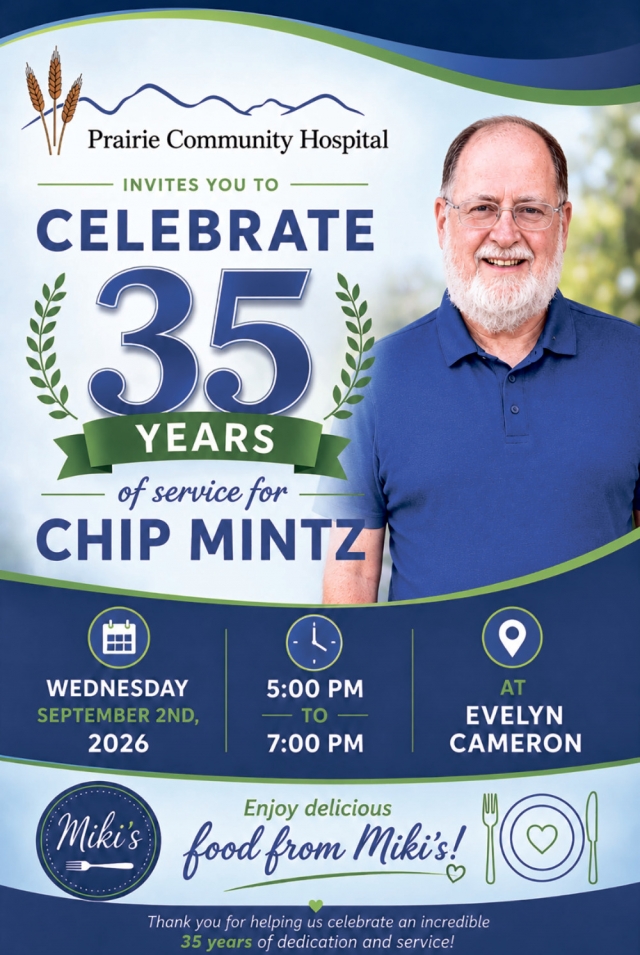 Honoring Years of Service, Celebrate 35 Years of Service for Chip Mintz - September 2, 2026