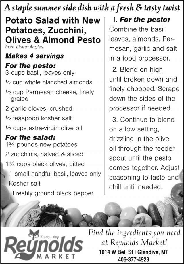 Cook This Tonight, Shop Now, Reynolds Market, Sidney, MT