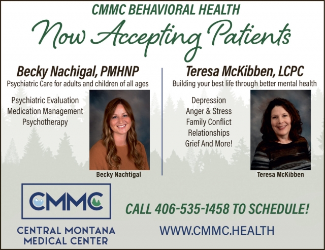 Now Accepting Patients, Central Montana Medical Center, Lewistown, MT