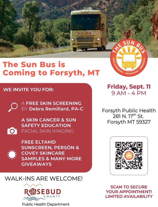 Get Your Skin Checked Free, Rosebud County Public Health Department