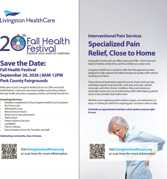 Explore Your Path To Health, Livingston Healthcare, Livingston, MT