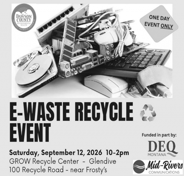 Give Your E-Waste New Life, E-Waste Recycle Event (September 12, 2026)
