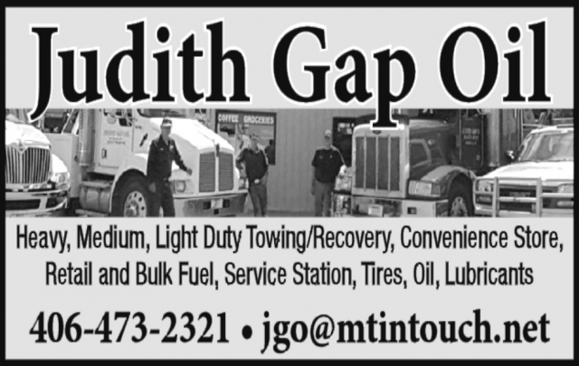 Stuck? We've Got You Covered, Judith Gap Oil, Judith Gap, MT