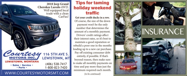Drive Comfort, Drive Confidence, Courtesy Motors Inc