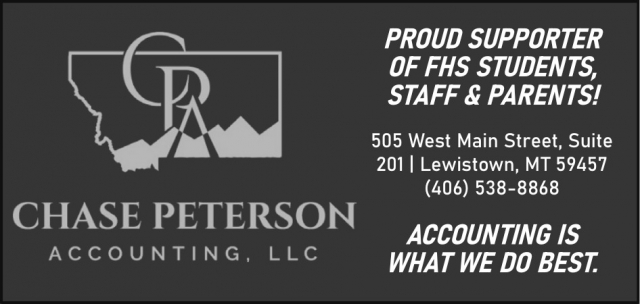 Accounting, Done Right, Chase Peterson Accounting LLC, Lewistown, MT