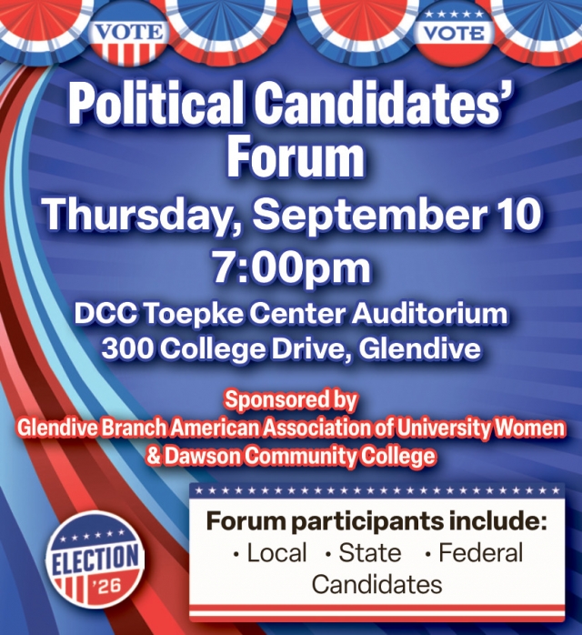 Meet Your Candidates Live, Political Candidates' Forum - September 10, 2026