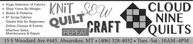 Craft Your Next Masterpiece, Cloud Nine Squilts
