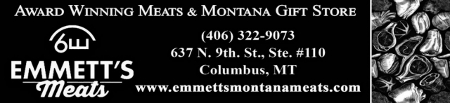 Award-Winning Meats Await, Emmett's Meats, Columbus, MT