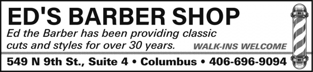 Trusted Cuts Since Day One, Ed's Barber Shop