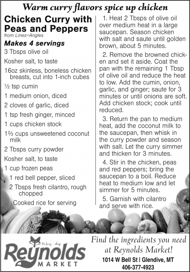 Find Fresh Ingredients Here, Reynolds Market, Sidney, MT