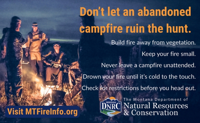Don't Burn Your Reputation, MT Fire Info