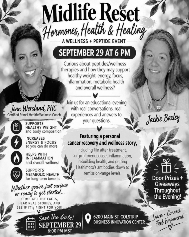 Free Wellness Event Awaits, Midlife Reset: Hormones, Health & Healing - Sept. 29, 2026