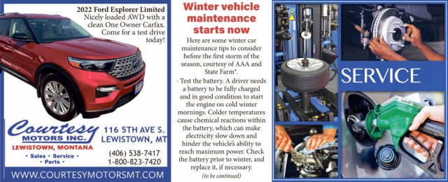 Trusted Service Since Day 1, Courtesy Motors Inc
