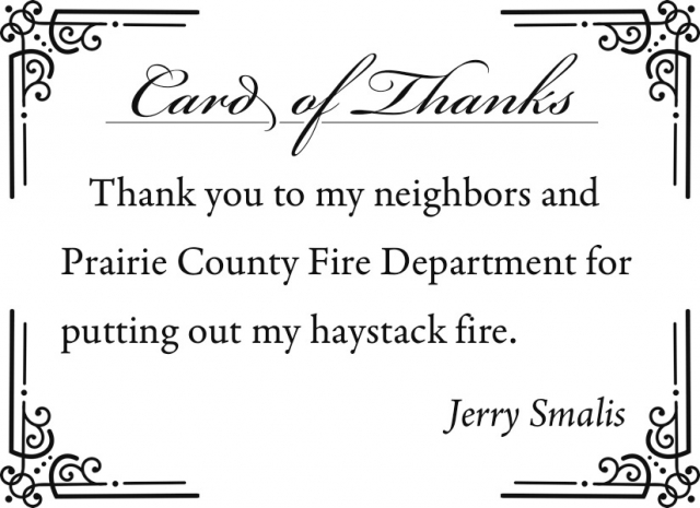 Thank You Neighbors!, Jerry Smalis