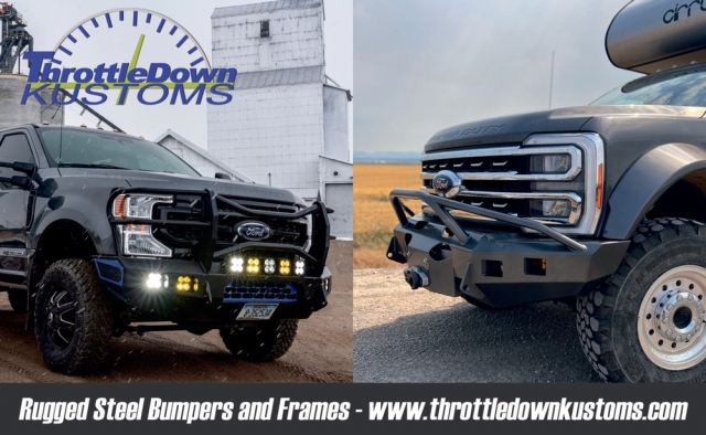 Rugged Steel Truck Bumpers, ThrottleDown Kustoms, Moore, MT