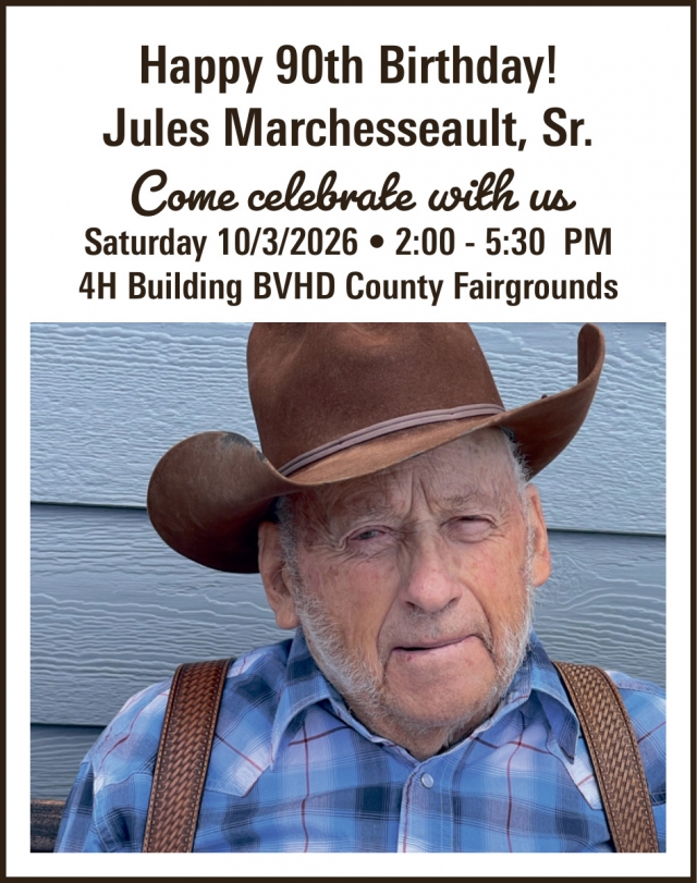 Happy 90th Birthday, Jules Marchesseault, Sr.