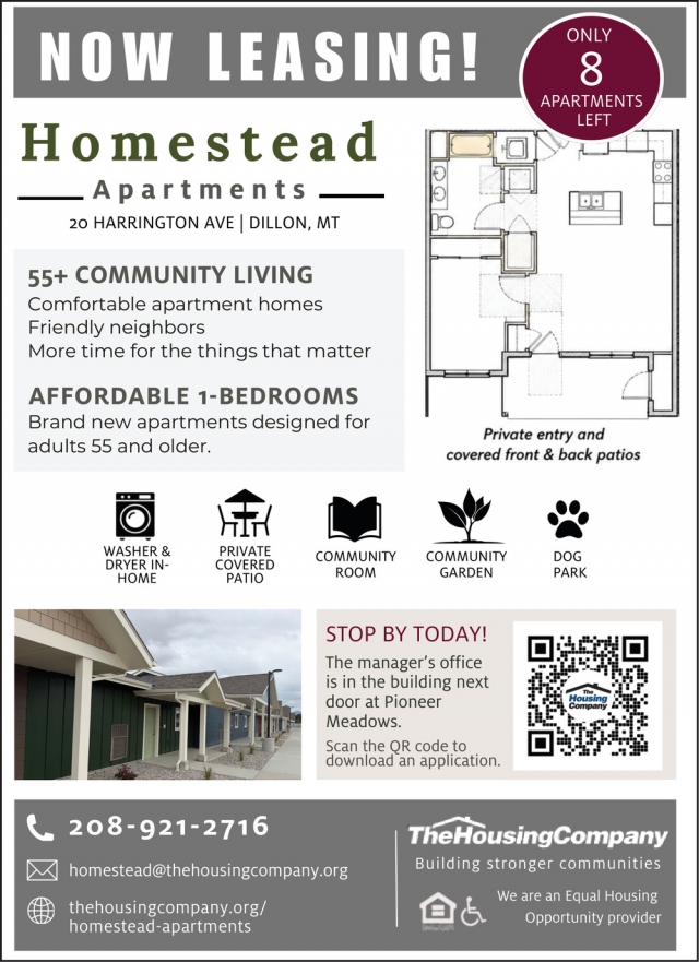 Now Leasing - Brand New Homes, The Housing Company