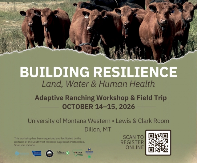 Join Adaptive Ranching, Adaptive Ranching Workshop - Oct. 14-15, 2026