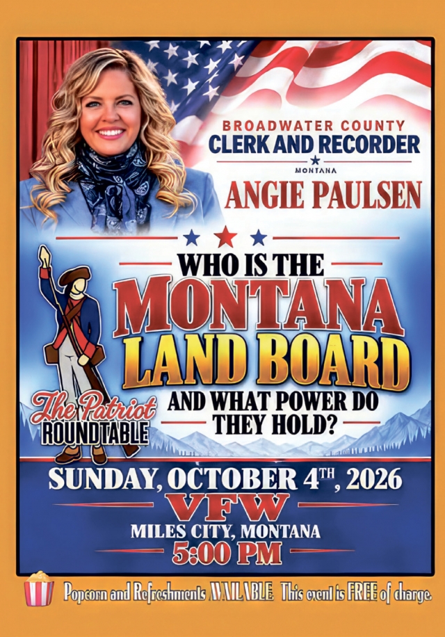 Join Our Free Roundtable, Montana Land Board Roundtable - Oct. 4, 2026