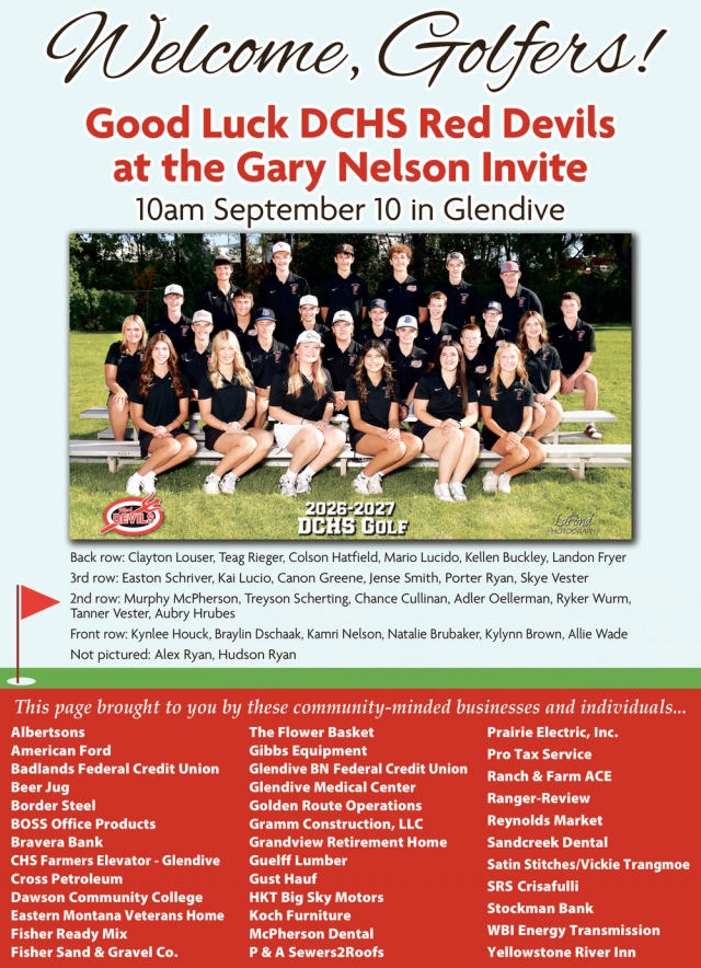 Good Luck, Red Devils!,  Dawson County High School