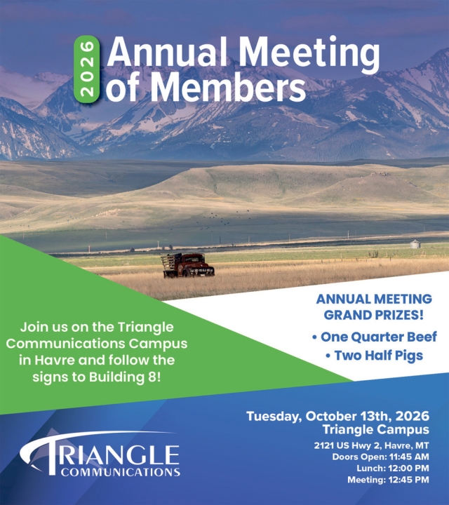 Members - Join Us for Lunch, Triangle Communications, Havre, MT
