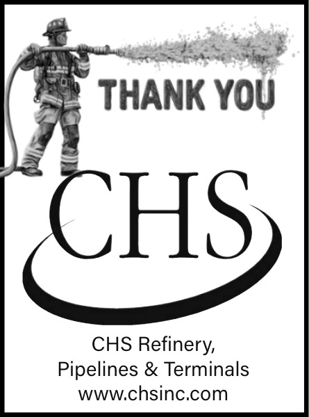 Thank You, Firefighters!, CHS Refinery, Pipelines & Terminals