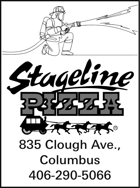 Fresh Pizza, Open Daily, Stageline Pizza, Columbus, MT
