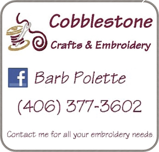 Custom Embroidery Made Easy, Cobblestone Crafts & Embroidery