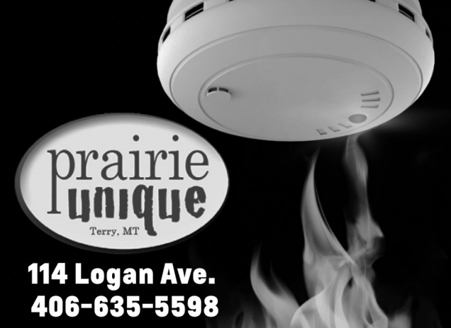 Test Your Smoke Detector Now, Prairie Unique, Terry, MT