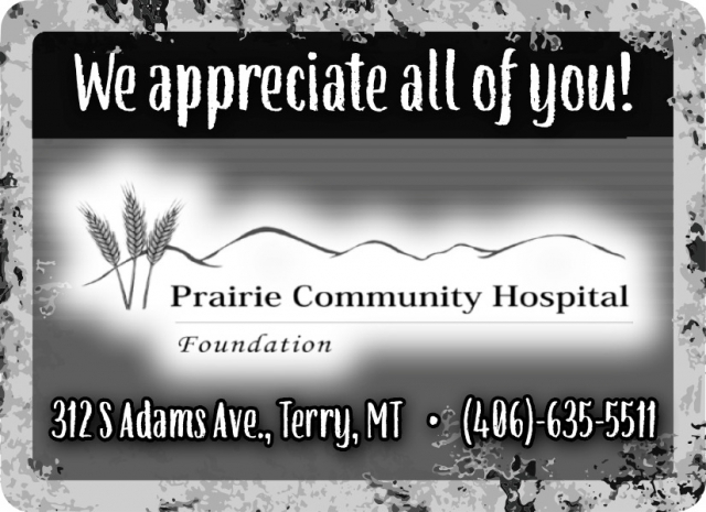 Thank You, Our Community, Prairie Community Hospital Foundation