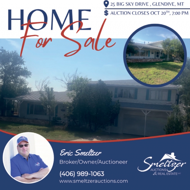 Open House, Smeltzer Auctions & Real Estate LLC, Glendive, MT