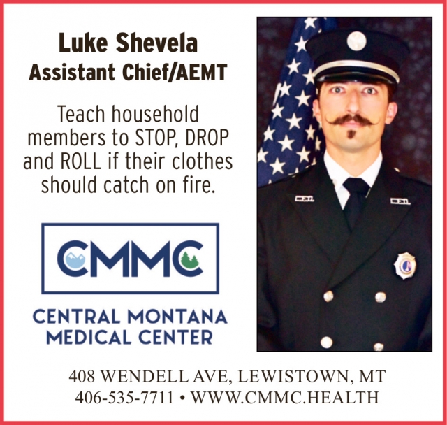 Teach Your Kids Fire Safety, Central Montana Medical Center, Lewistown, MT