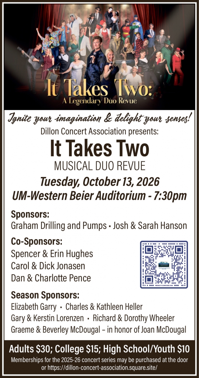 Tickets From $10, Buy Now, It Takes Two - A Legendary Duo Revue - Oct. 13, 2026