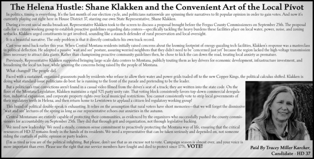 Vote Like Your Water Depends, Tracey Miller Karcher