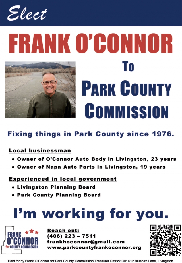 A Commissioner Who Works for You, Frank O’Connor