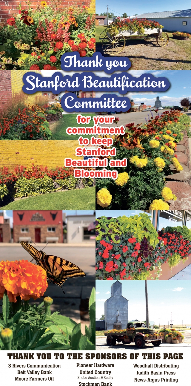 Thank You for Keeping Us Blooming, Stanford Beautification Committee