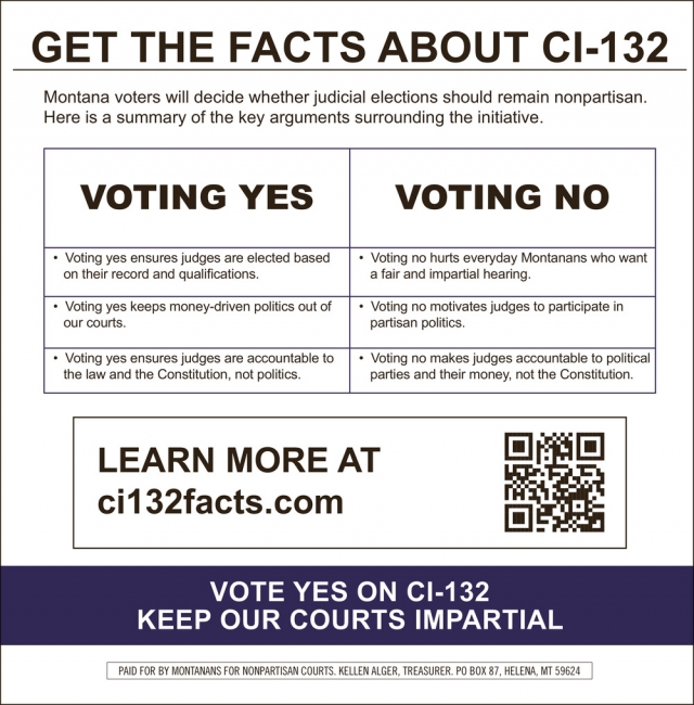 Get the Facts on CI-132 , Montanans for Nonpartisan Courts, Helena, MT