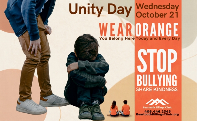 Stop Bullying, Share Kindness, Beartooth Billings Clinic, Red Lodge, MT