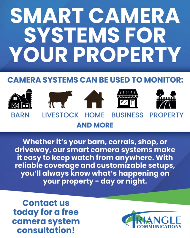Smart Cameras, Simple Security, Triangle Communications, Havre, MT