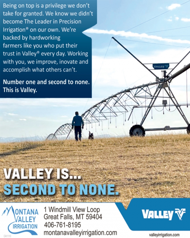 Valley Is... Second to None., Montana Valley Irrigation, Great Falls, MT