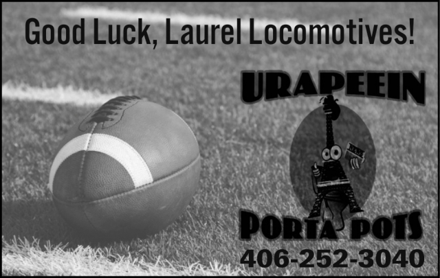 Cheering On Our Local Team, Urapeein Porta Pots, Billings, MT