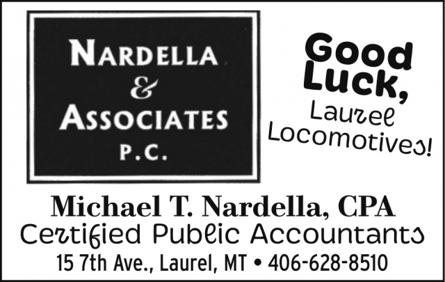 Cheering On Our Local Team , Nardella & Associates P.C. - Laurel, Laurel, MT