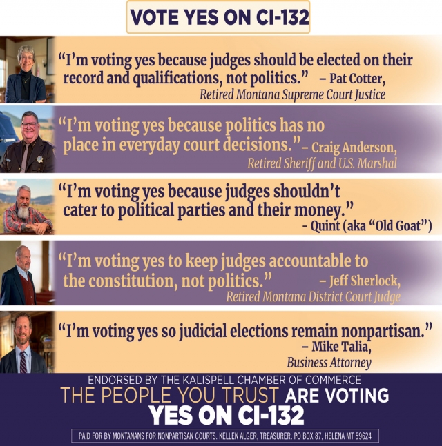 Get the Facts on CI-132      , Montanans for Nonpartisan Courts, Helena, MT